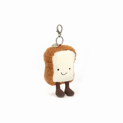 Jellycat Toast Bag Charm UK | 89051CVOW